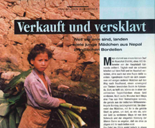 Mädchenhandel im Himalaya (Frau im Leben, 7/96)